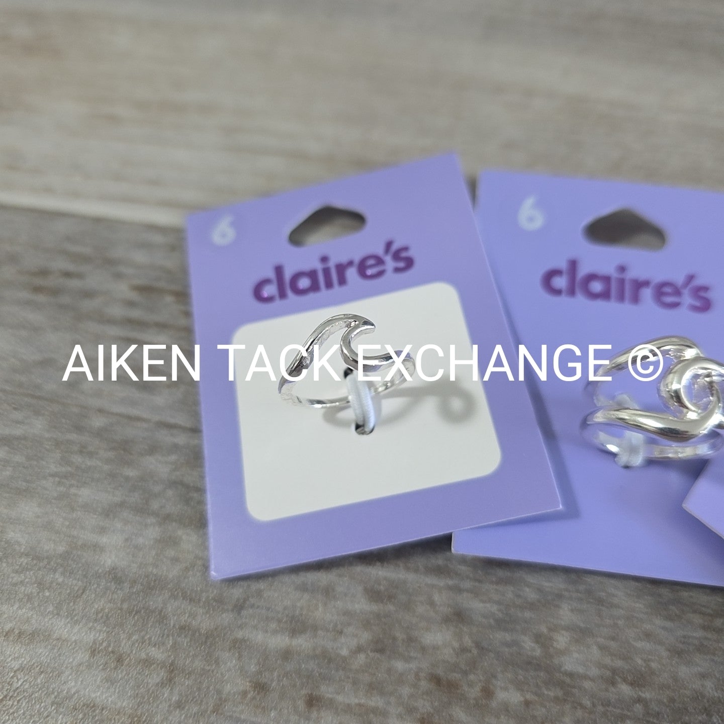 Claire's Rings (3) - Size 6