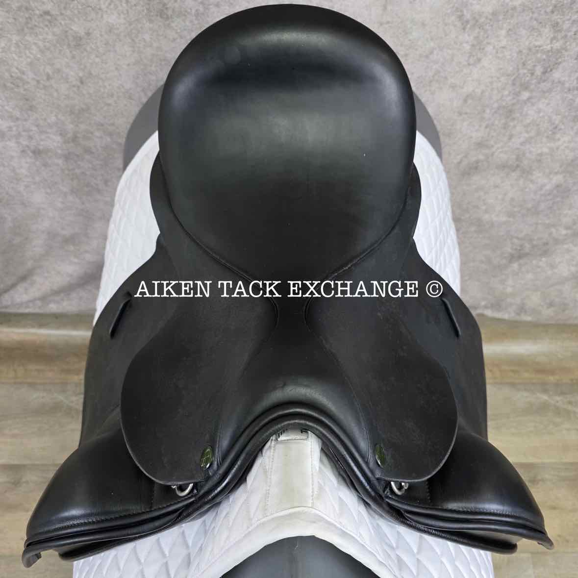 Cardanel Olympik MK2 Dressage Saddle, 17" Seat - Short Flap, Medium Narrow Tree, Wool Flocked Panels