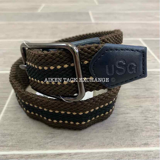 KL Select USG Elastic Reversible Stretch Belt, Size XS (27/70) Brand New