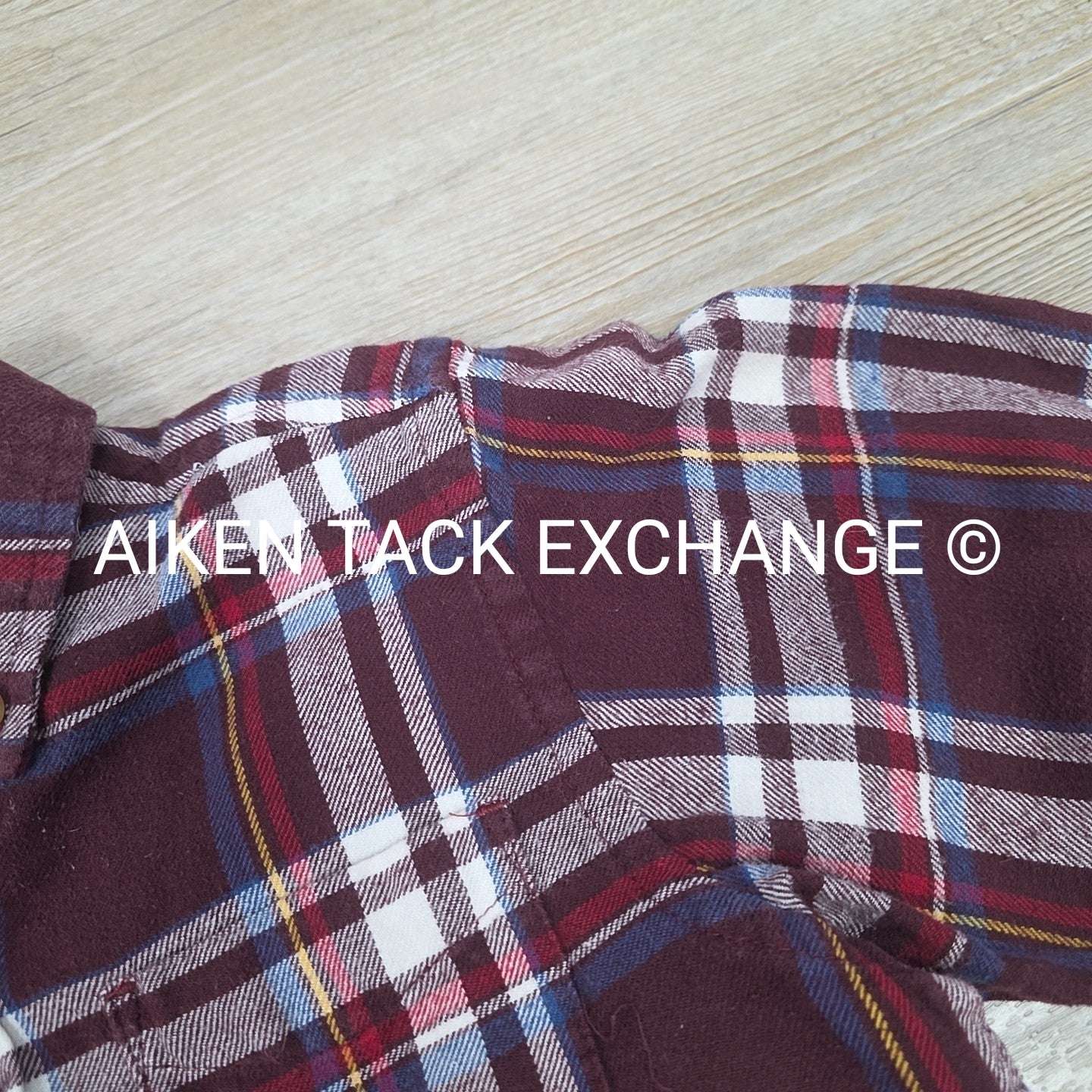 Children's Place Boys Flannel Long Sleeve Button Down Top, Size Medium