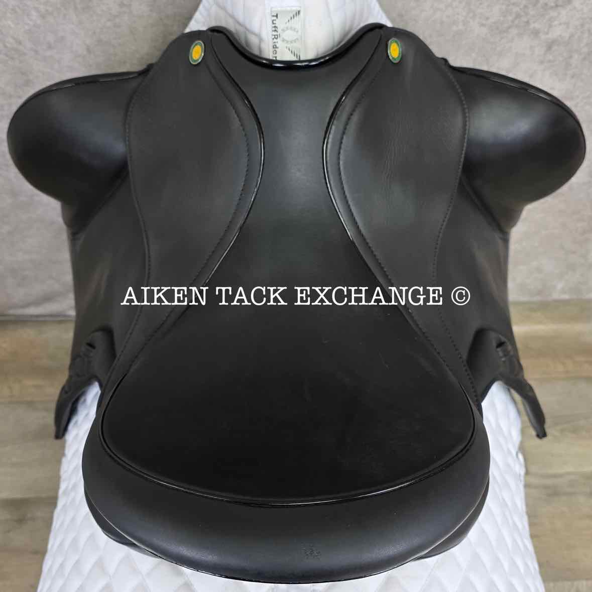 2022 JC Performance Line P2 Monoflap Dressage Saddle, 17.5" Seat, 34 Tree - MW, Wool Flocked Pony Panels