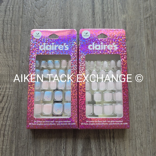 Claire's Press-On Nails (2 Sets) - 24 Count Each (48 Total)
