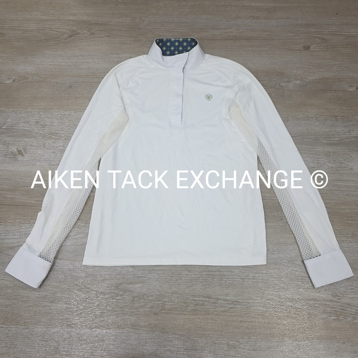 Ariat Long Sleeve Sun Shirt Show Shirt, Size Medium