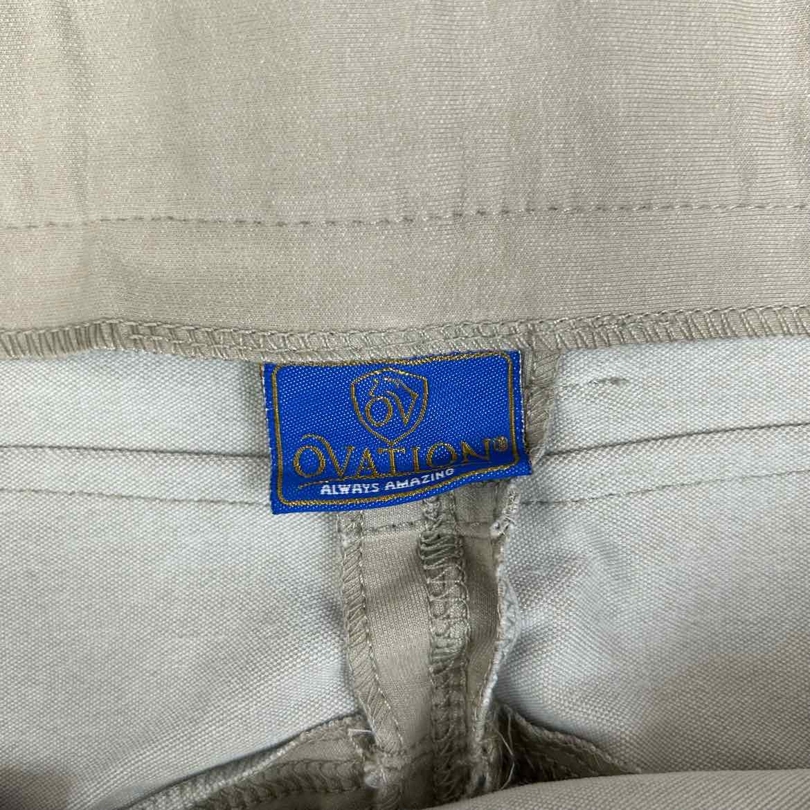 Ovation Euro Melange Knee Patch Breeches, Brand New, Size 36 R