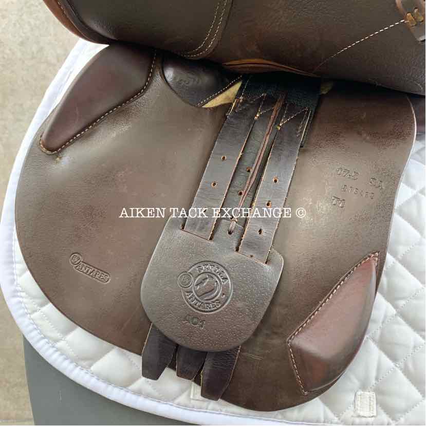 **SOLD** 2021 Antares Signature Skylla Close Contact Jump Saddle, 17.5" Seat, 3A Flap, Medium Tree, Foam Pro Panels