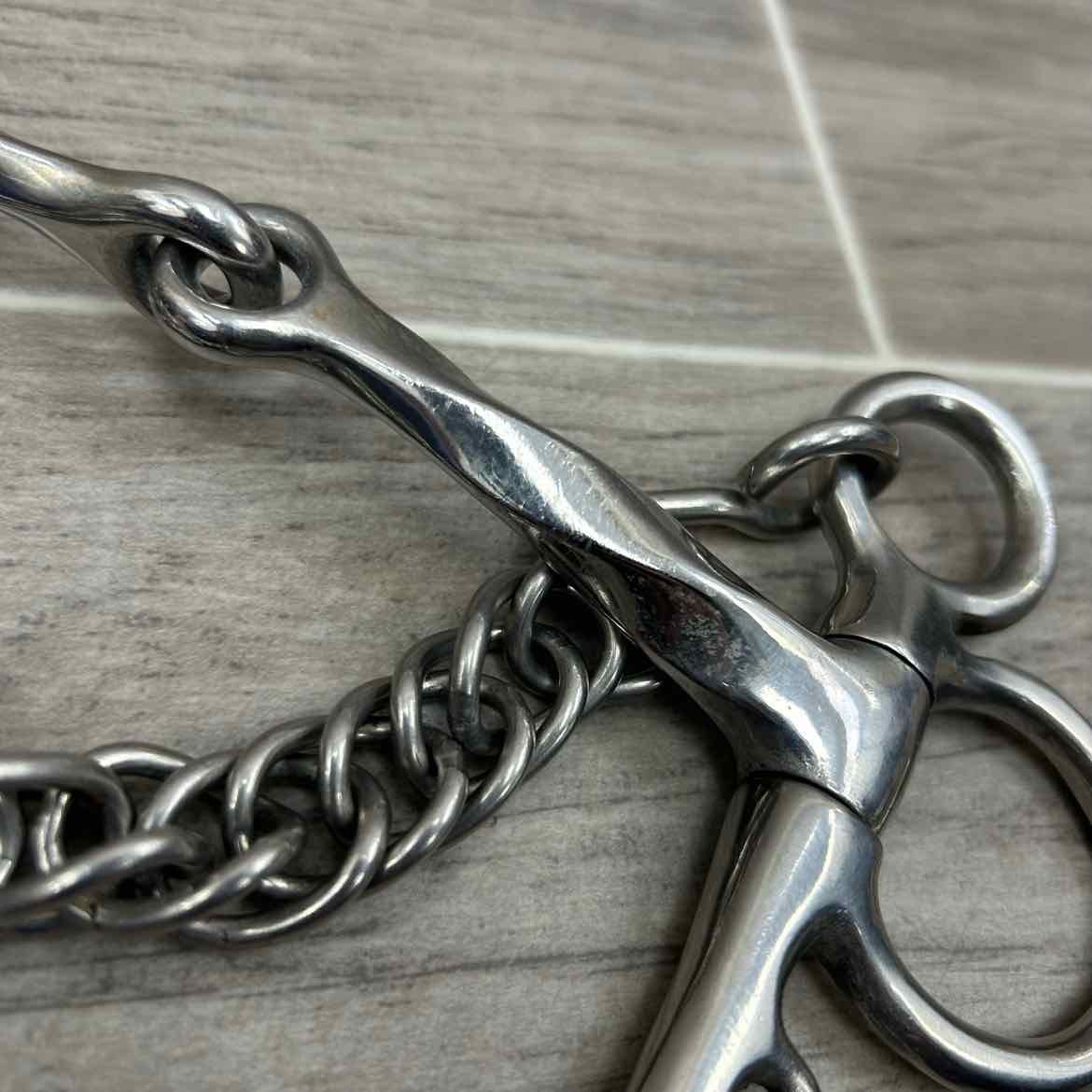Centaur Single Joint Slow Twist Pelham Bit 5.5"