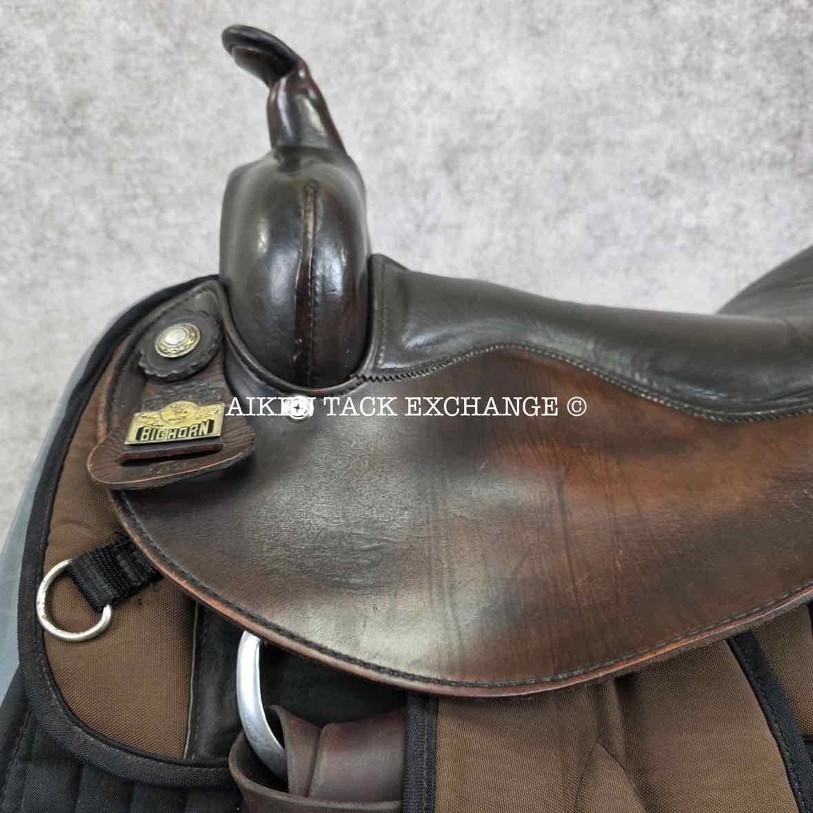 Big Horn 298 Cordura Comfort Flex Pleasure Trail Western Saddle, 17" Seat