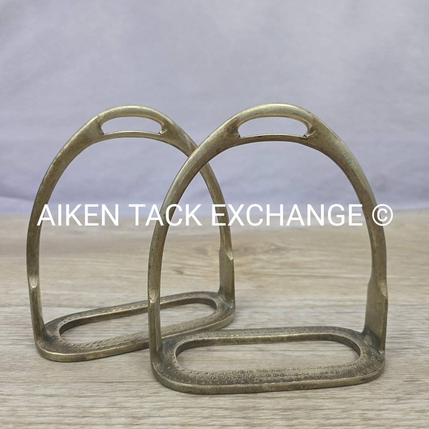 Never Rust Prussian Style Stirrup Irons, 4.5"
