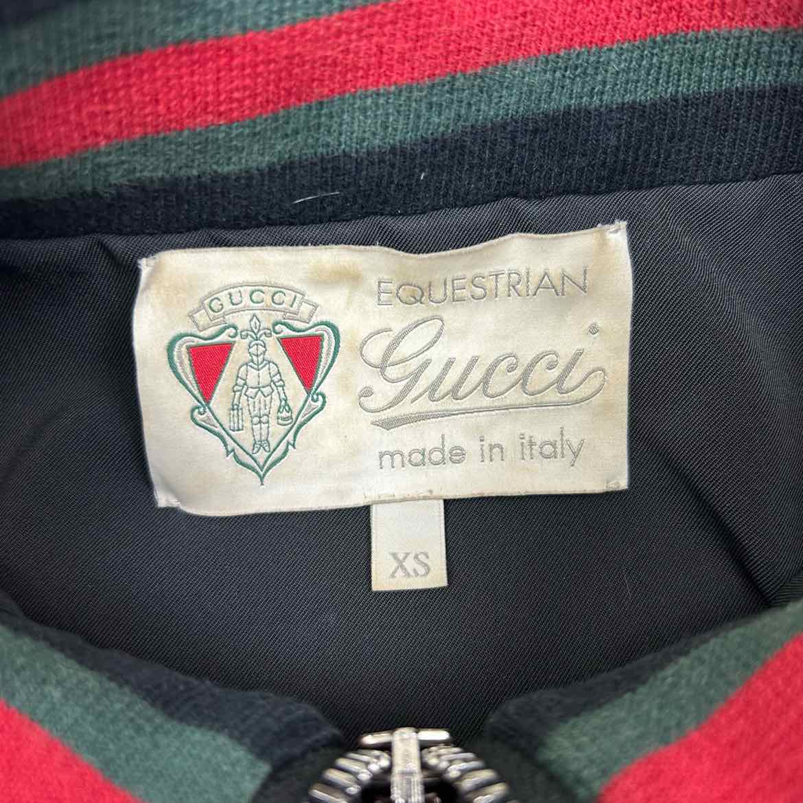 Gucci Equestrian Jacket, Made in Italy, Size X-Small