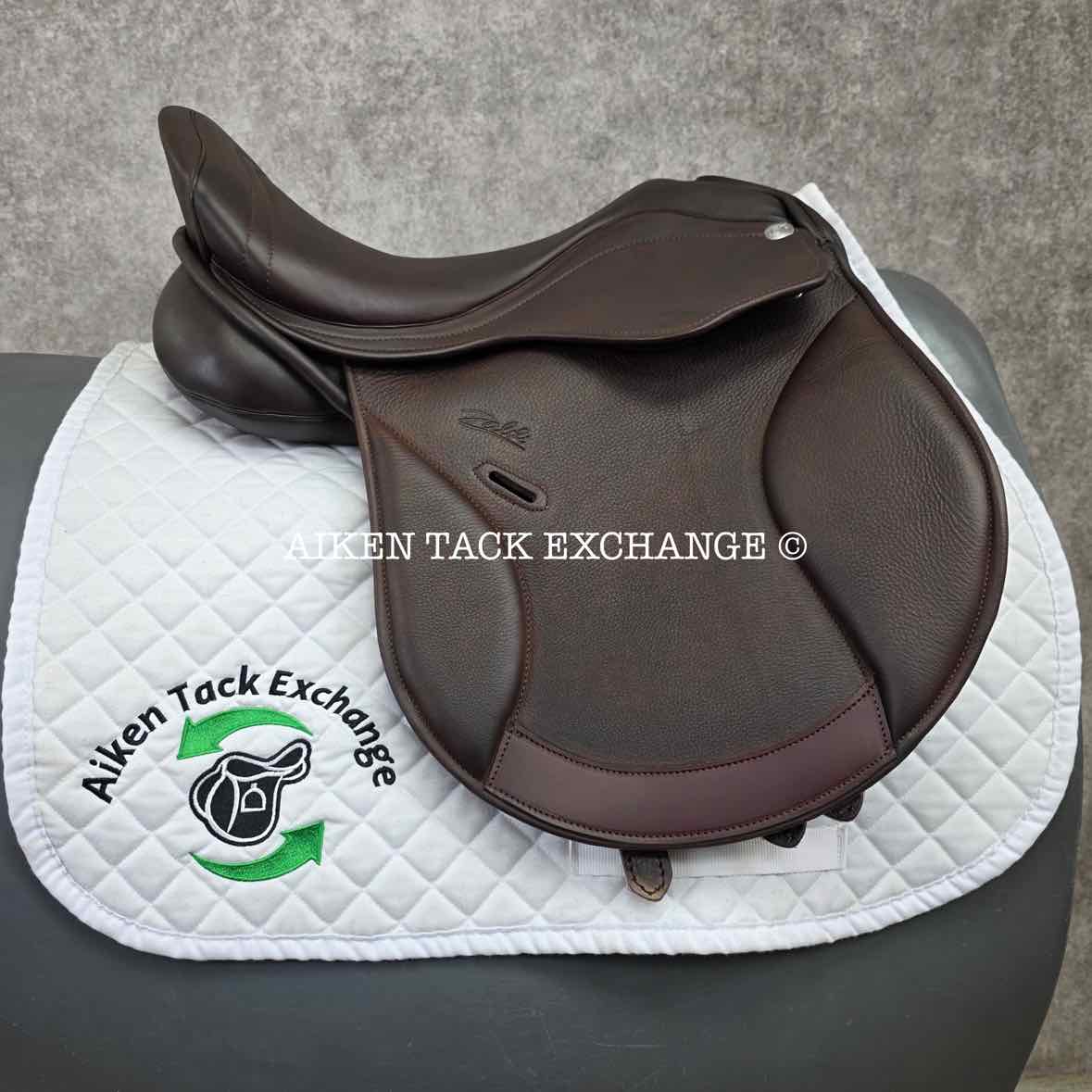 **SOLD** Zaldi Europa 2G All Purpose Saddle, 17" Seat, Medium Wide Tree, Wool Flocked Panels