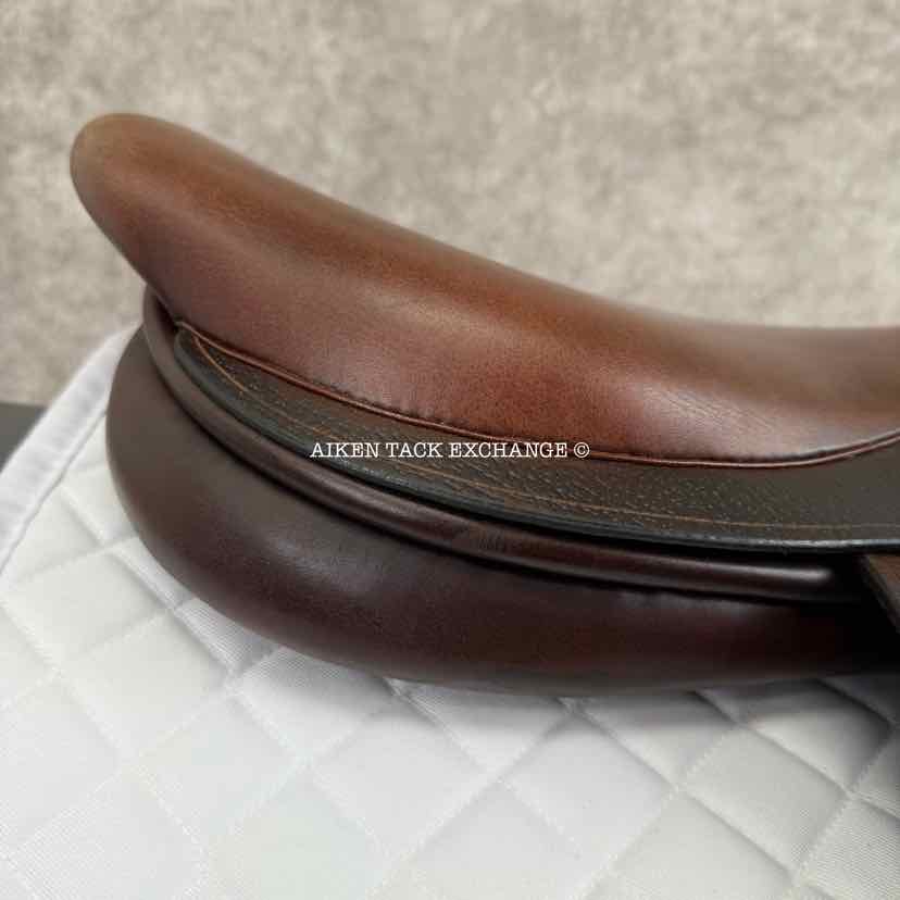 **SOLD** Beval The Natural Close Contact Jump Saddle, 17" Seat, Medium Tree, Foam Panels