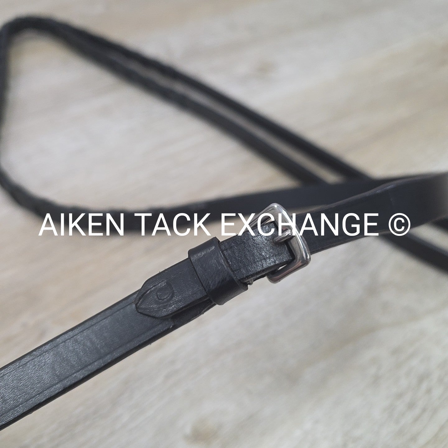 HDR Pro Mono Crown Plain Raised Padded Bridle with Laced Reins, Black, Oversize