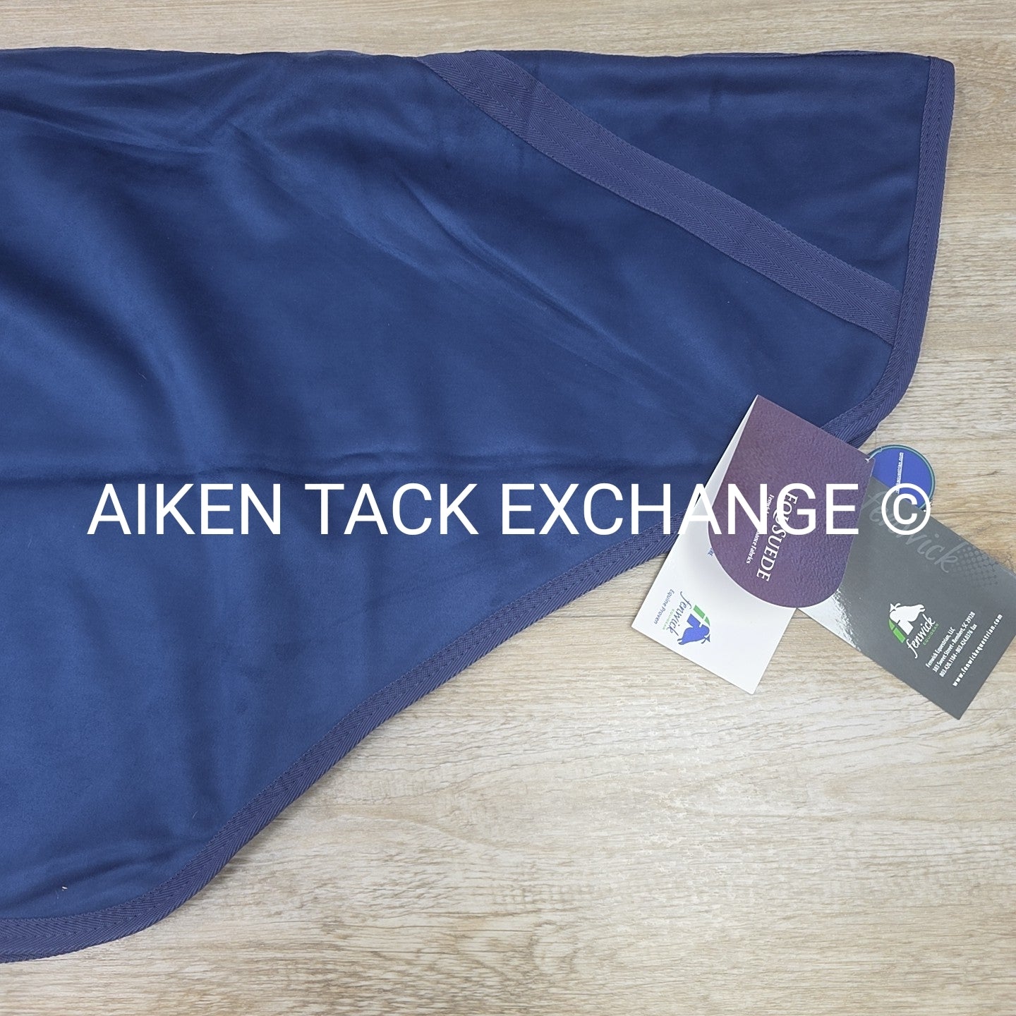 Fenwick Equestrian EquSuede Quarter Sheet, Blue, Size Medium