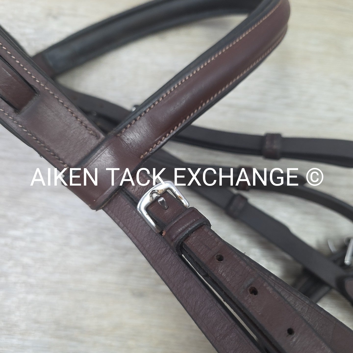 KL Select Red Barn Fancy Stitched Bridle, No Reins, Size Full