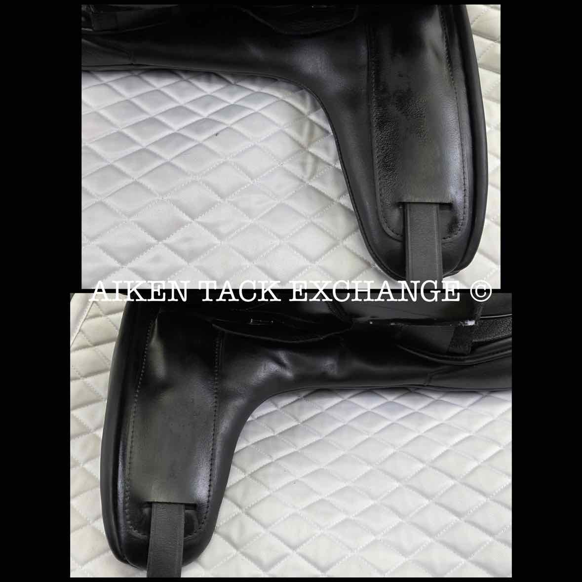 2021 Custom Saddlery Wolfgang Solo II Monoflap Dressage Saddle, 17.5" Seat - Short Flap, Adjustable Tree, Wool Flocked Panels