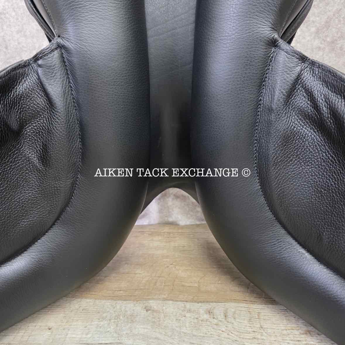 2023 Envy by Custom Saddlery Motion Monoflap Dressage Saddle, 17.5" Seat, Adjustable Tree, Wool Flocked Panels