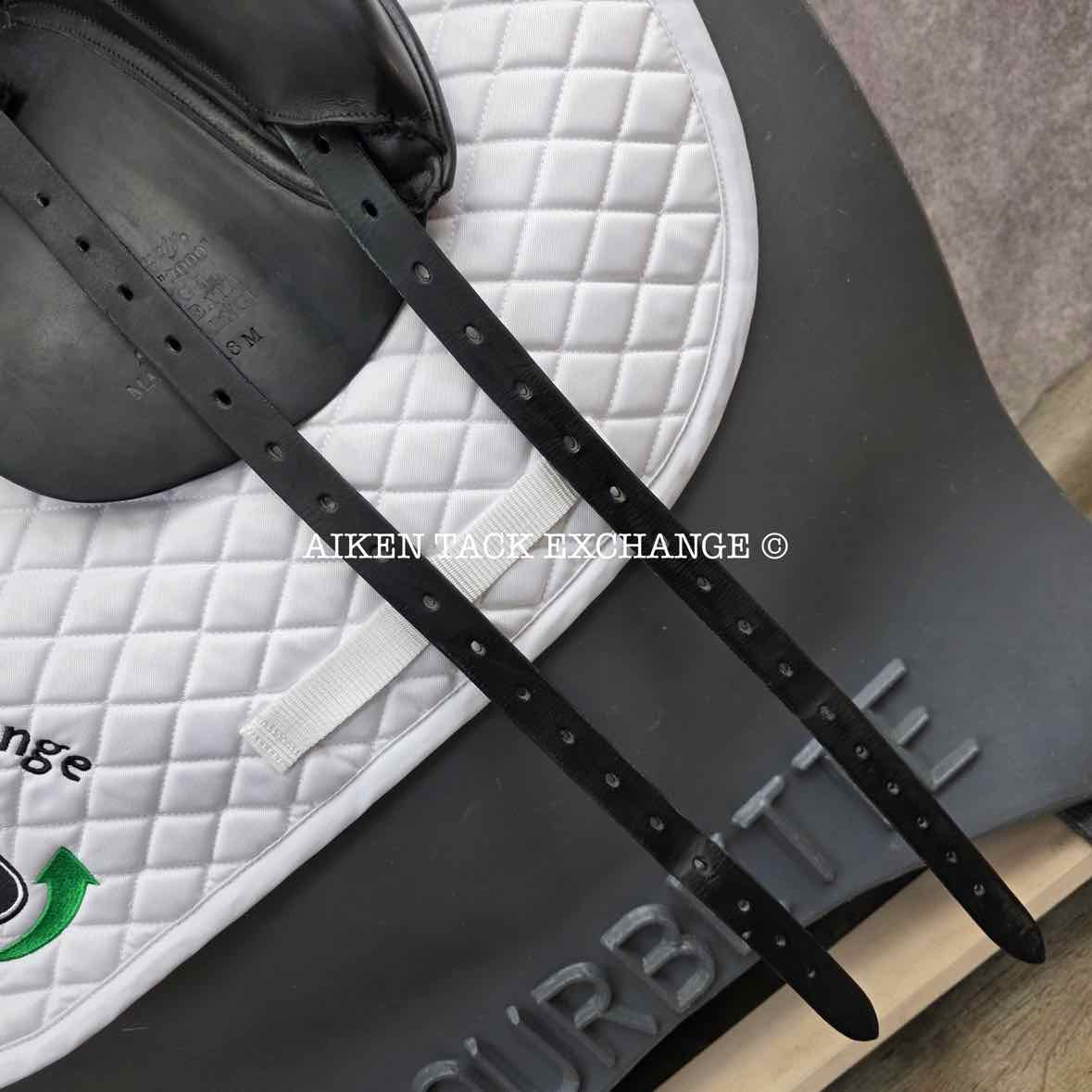 1998 County WB 2000 Dressage Saddle, 18" Seat, Medium Tree, Wool Flocked Panels