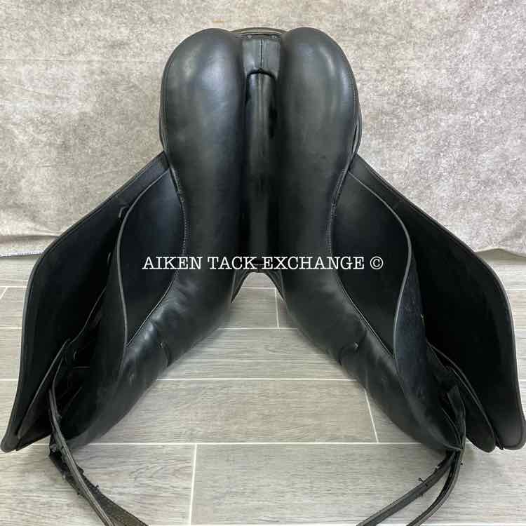 2002 Kieffer Lech DL Dressage Saddle, 17" Seat, Medium Tree, Wool Flocked Panels