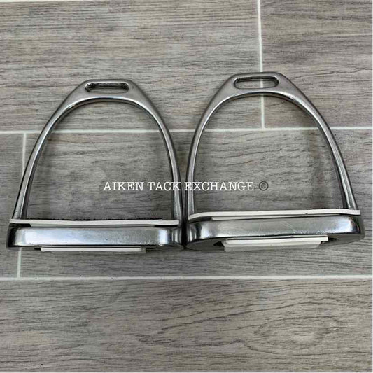 Korsteel Fillis Stirrup Irons with Sure Grip Non-Slip Pads, 4.5"