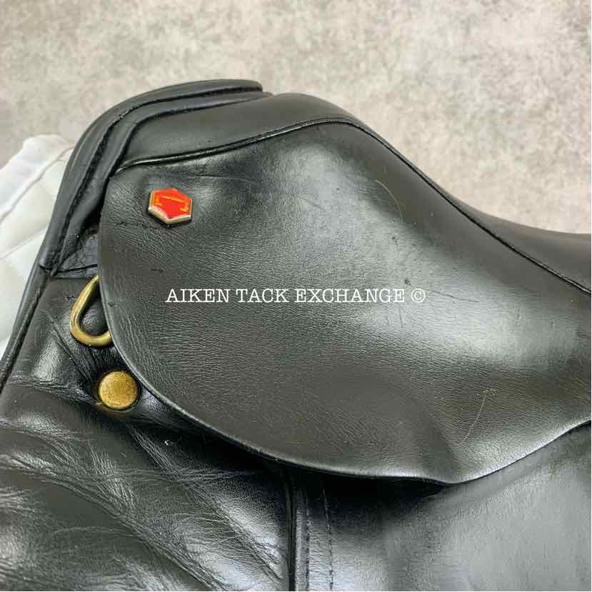 **SOLD** Albion Style SL Dressage Saddle, 16.5" Seat, Short Flap, Medium Tree, Wool Flocked Panels