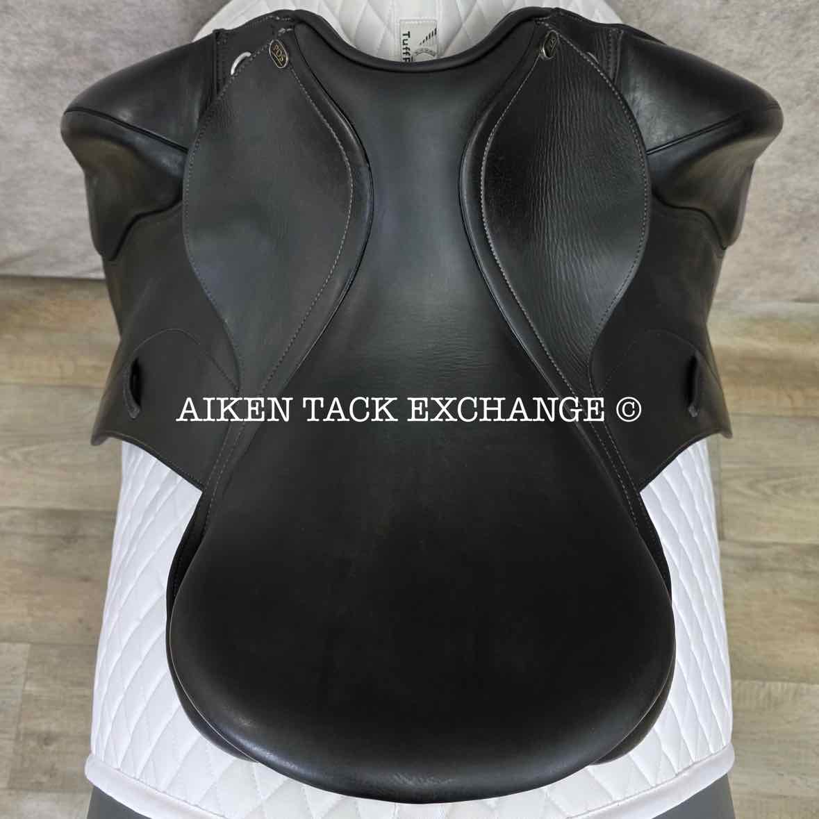 **SOLD** 2014 PDS Carl Hester Grande Alto Dressage Saddle, 17.5" Seat, Adjustable Tree - Changeable Gullet, Wool Flocked Panels