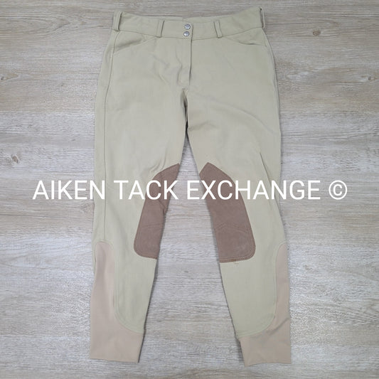Dover Saddlery Knee Patch Breeches, Size 34