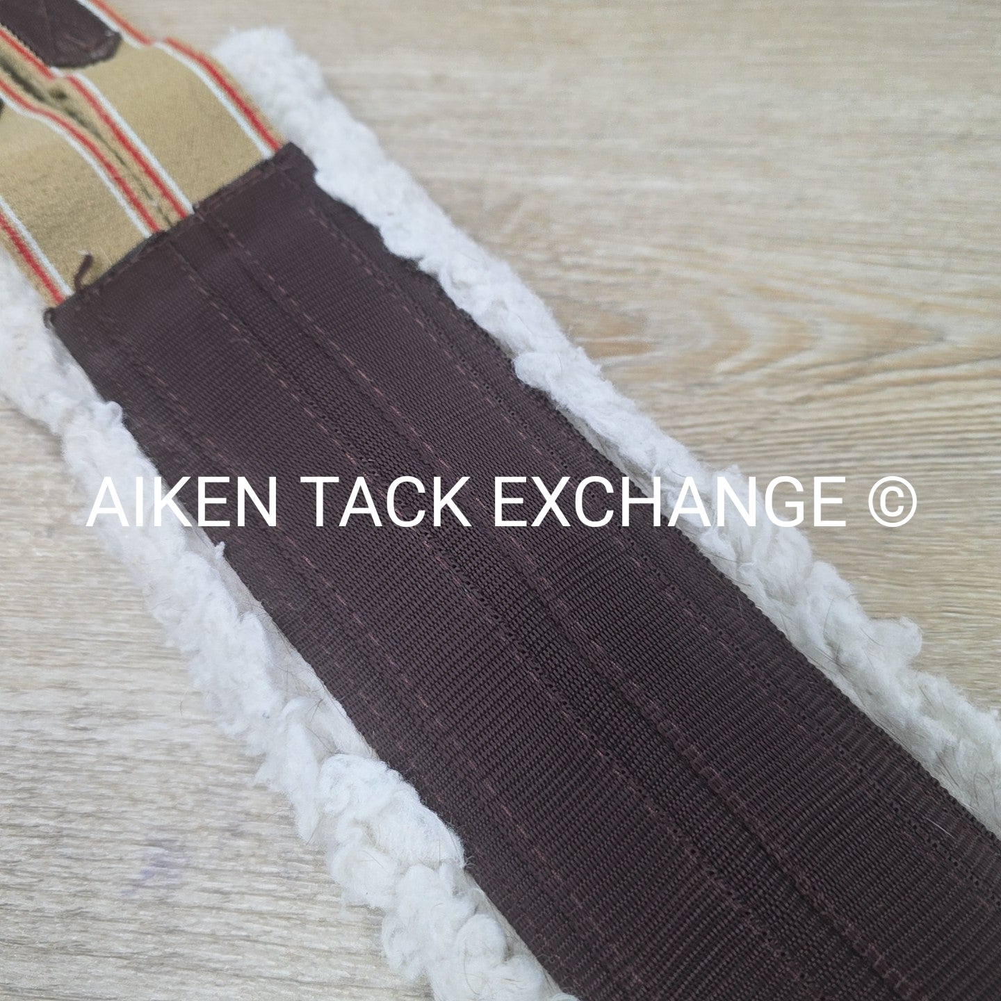 Fleece Girth with Double End Elastic, Brown, 48"