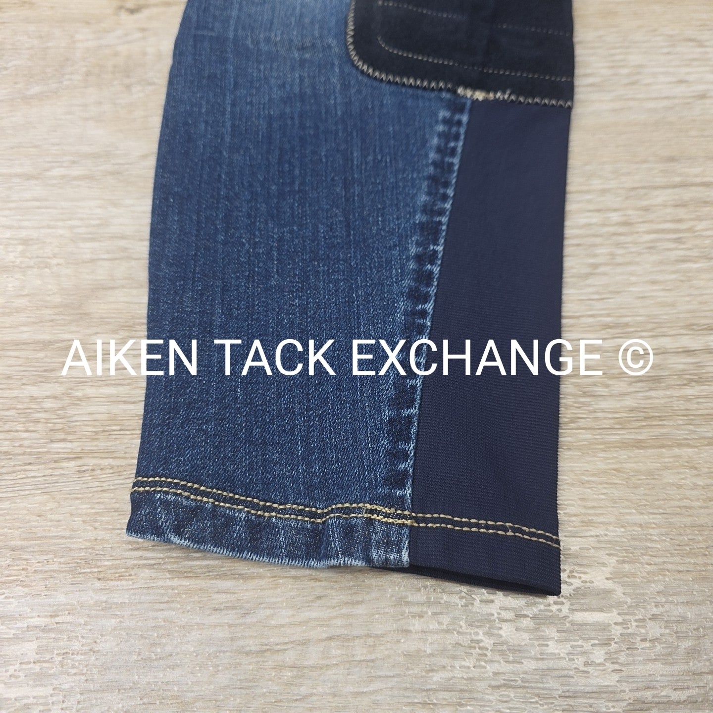 Ariat Denim Knee Patch Breeches, Women's 30