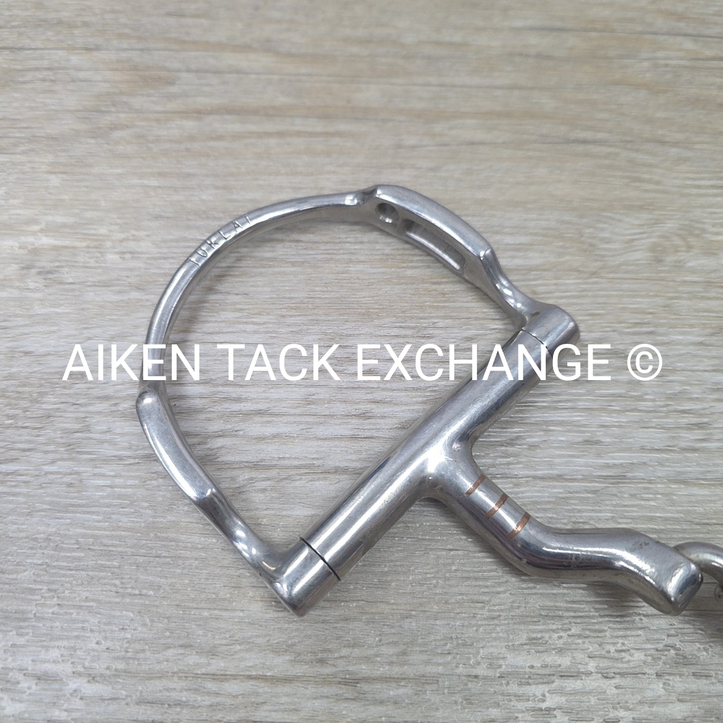 Myler Dee with Hooks and Correctional Port Barrel MB 41PB 5.5"