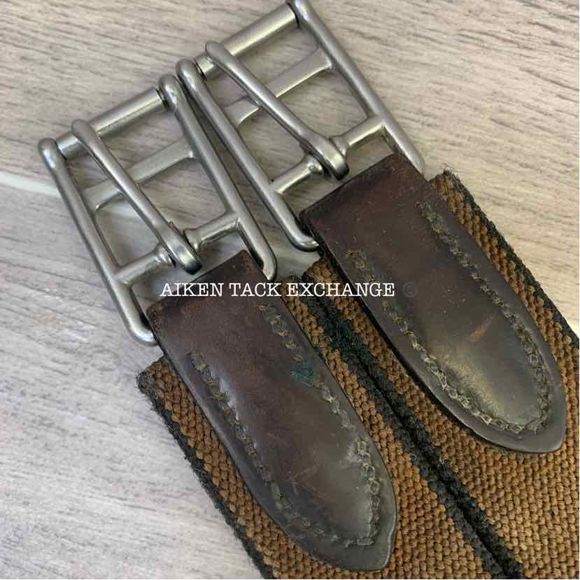 Albion AP / Jump Shaped Padded Leather Girth, Brown, 56"