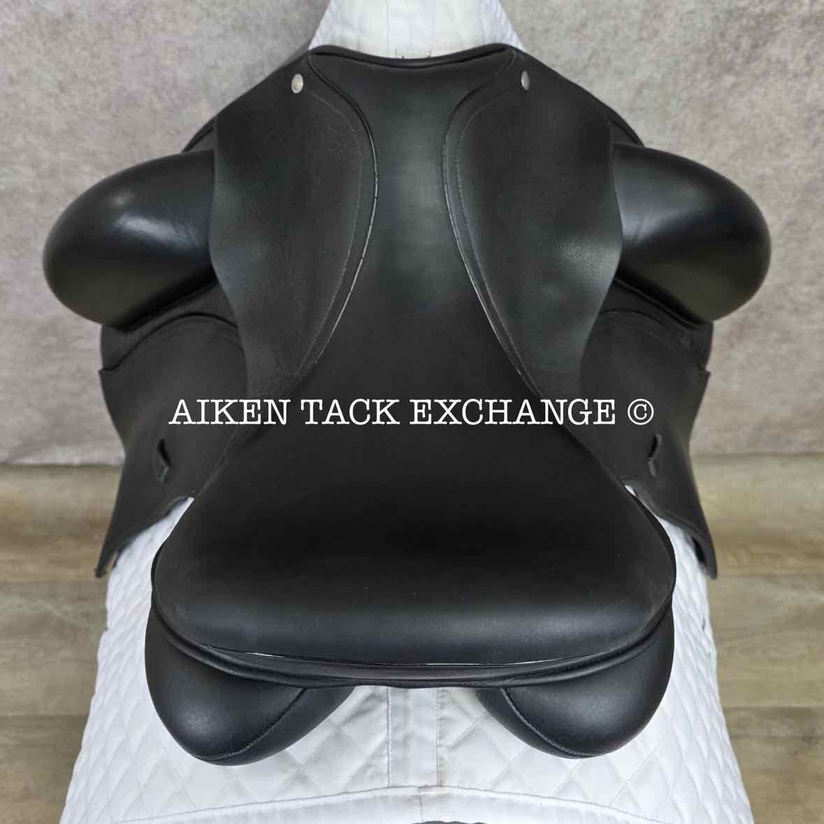 2020 Custom Saddlery Wolfgang Gemini R Monoflap Dressage Saddle, 17.5" Seat, Adjustable Tree, Wool Flocked Panels