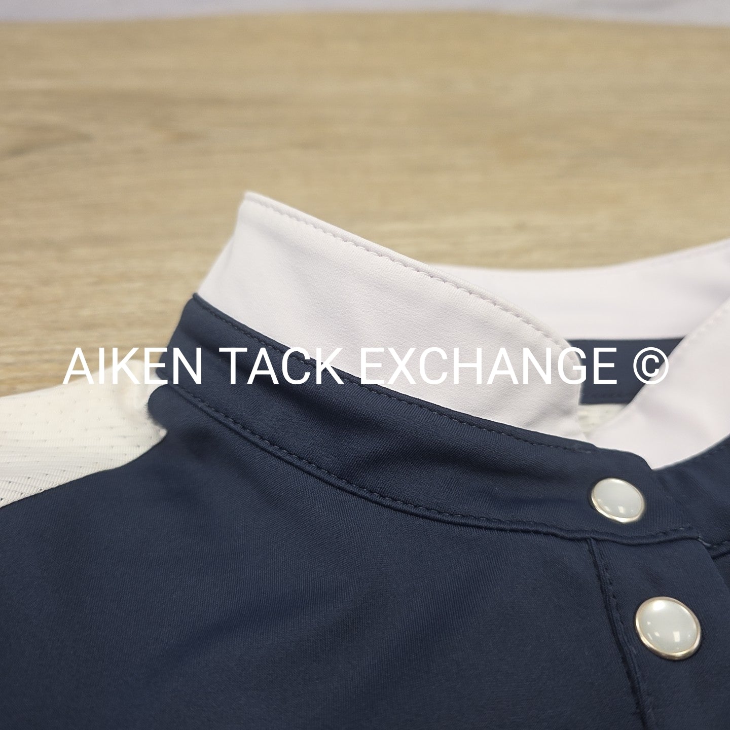 Free Ride Equestrian Devon Short Sleeve Show Shirt, Size Large