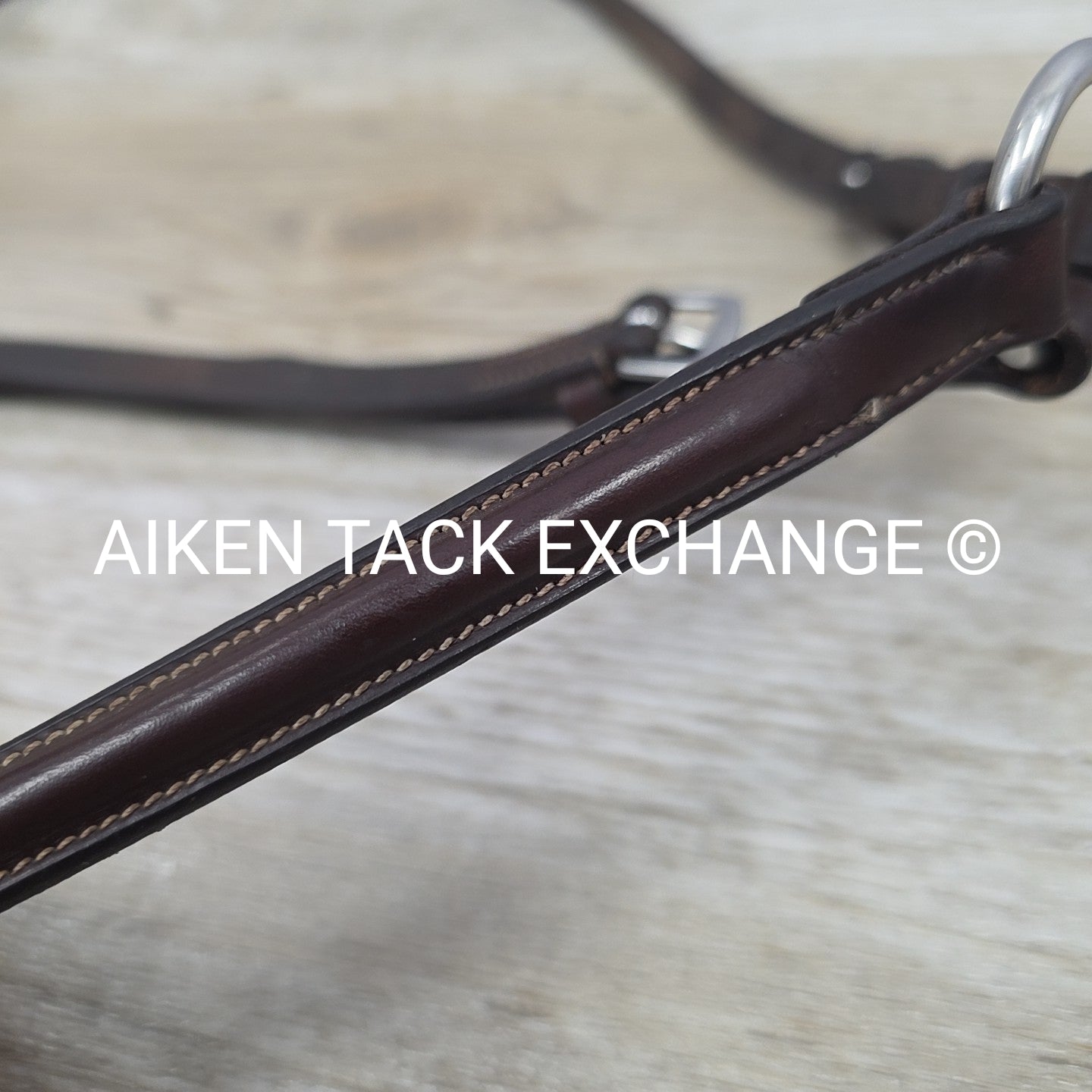 Plain Raised Figure 8 Noseband, Brown, Size Full