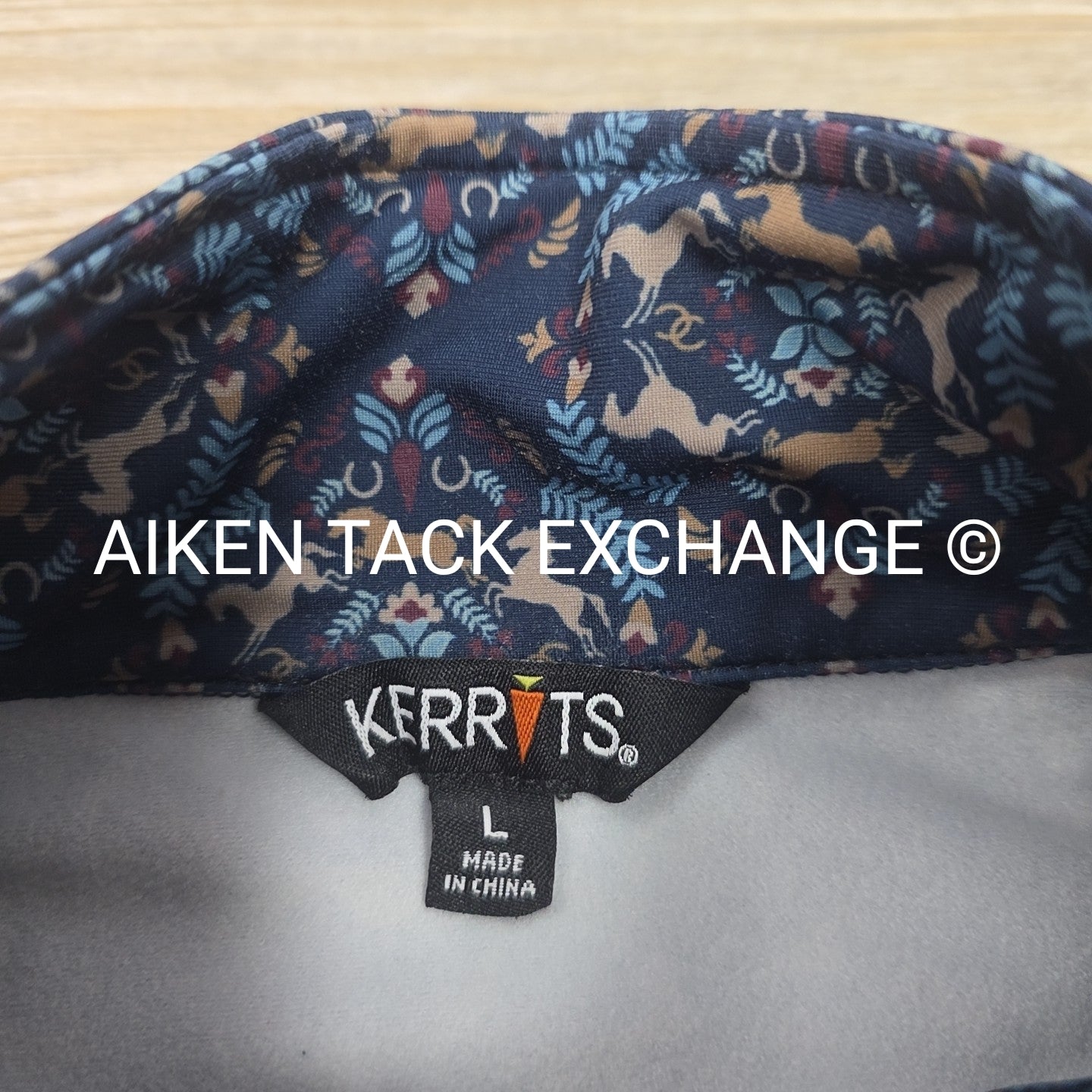 Kerrits Long Sleeve Fleece Tech Top, Size Large