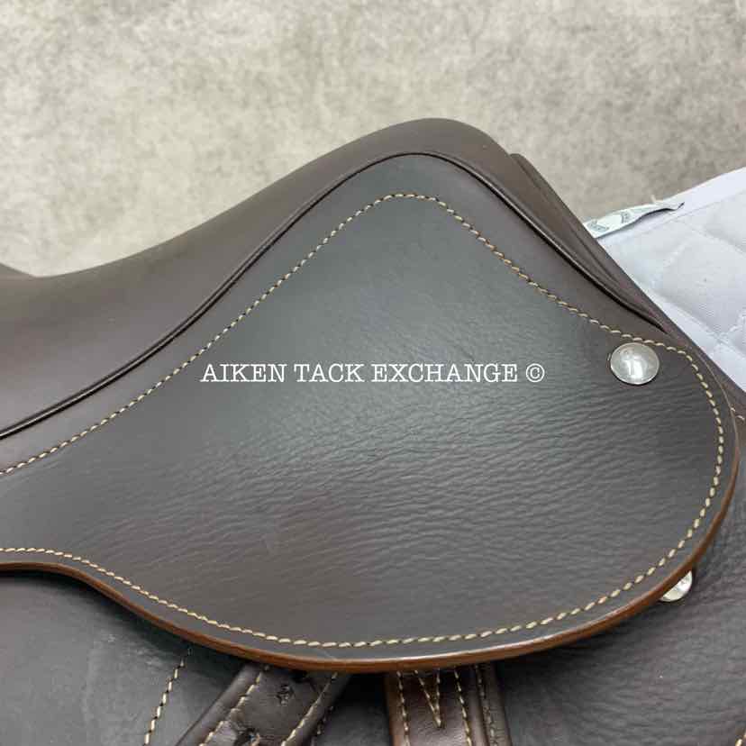 2023 Arion Atlas Close Contact Jump Saddle, 18" Seat, 2A Flap, Medium Tree, Foam Panels, Full Buffalo Leather, Comes with Matching Stirrup Leathers