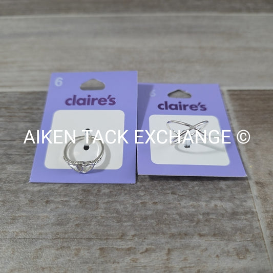 Claire's Rings (2) - Size 6