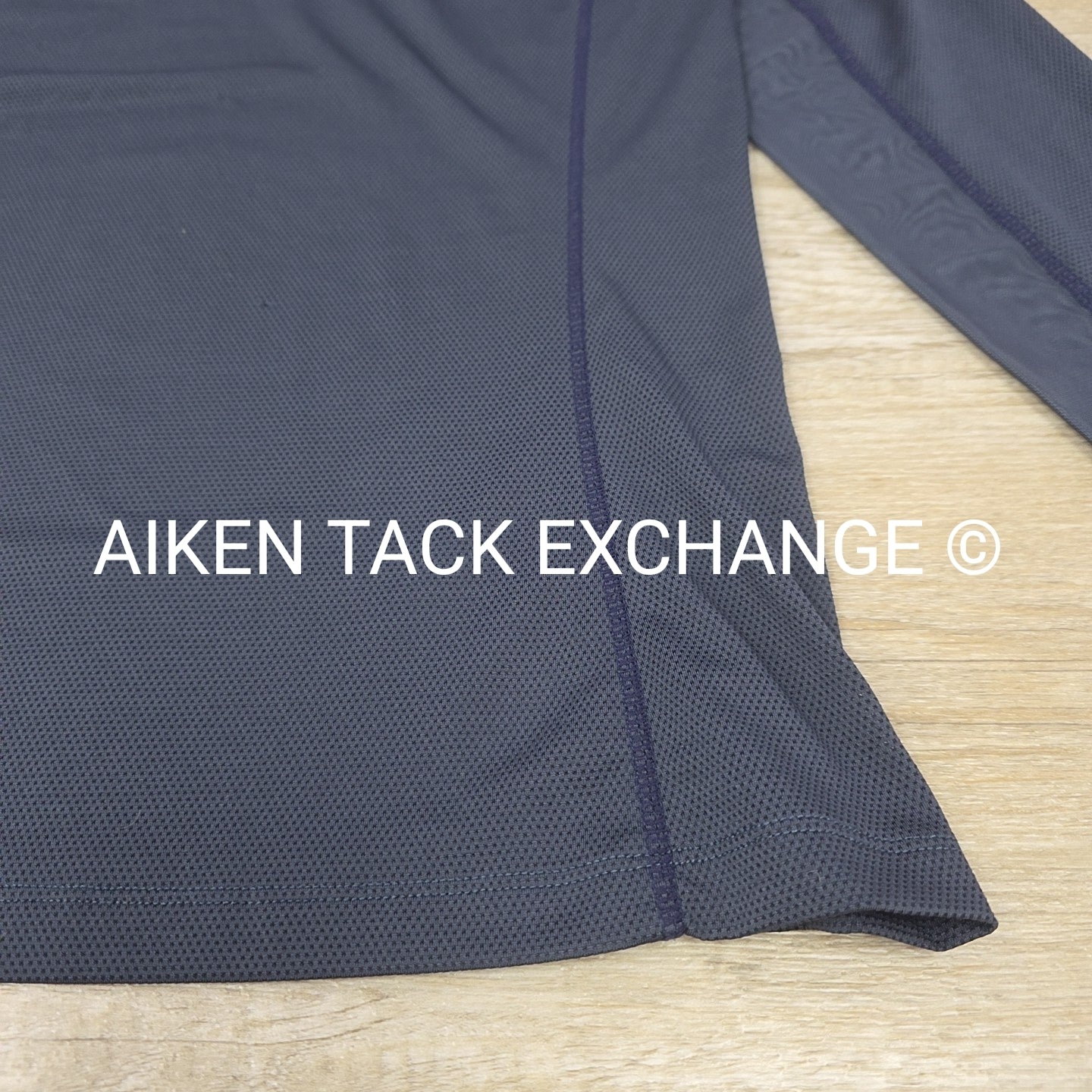 Adrienne Hendrick Saddlery Long Sleeve Sun Shirt, Size Small