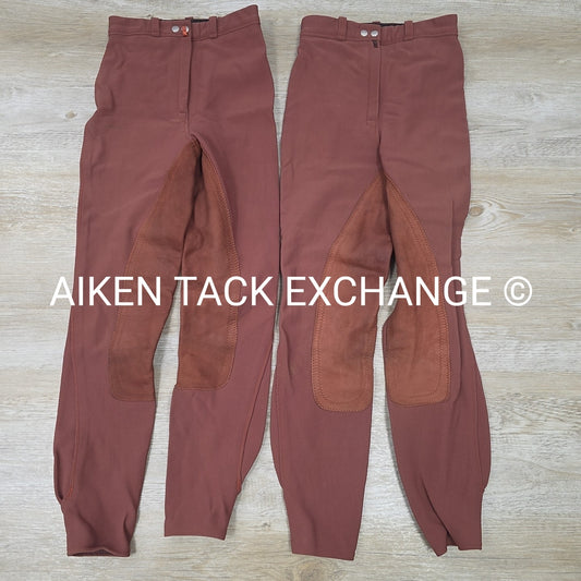 BARGAIN BUNDLE: 2 Pair Elizabeth G Full Leg Breeches, Size 26 Tall