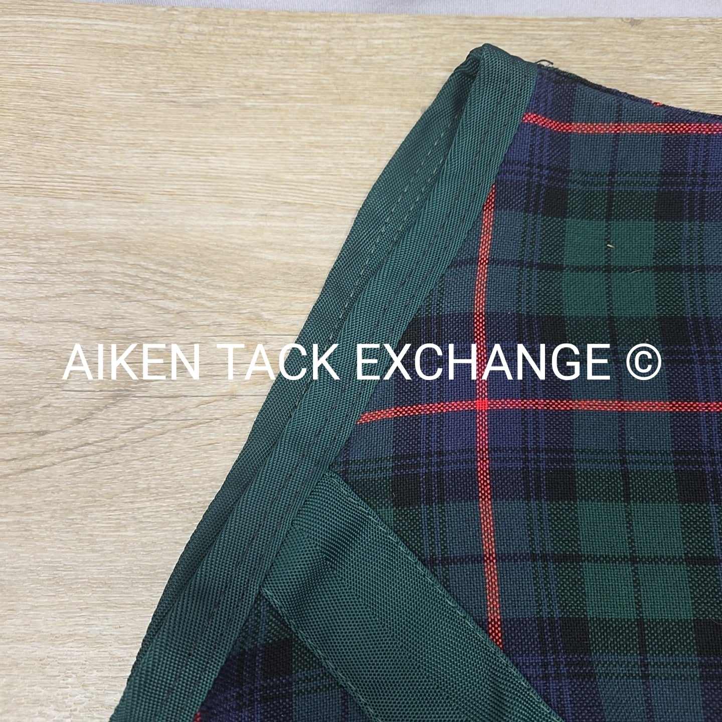 5/A Baker Original Tartan Plaid Stable Sheet, Size 72"
