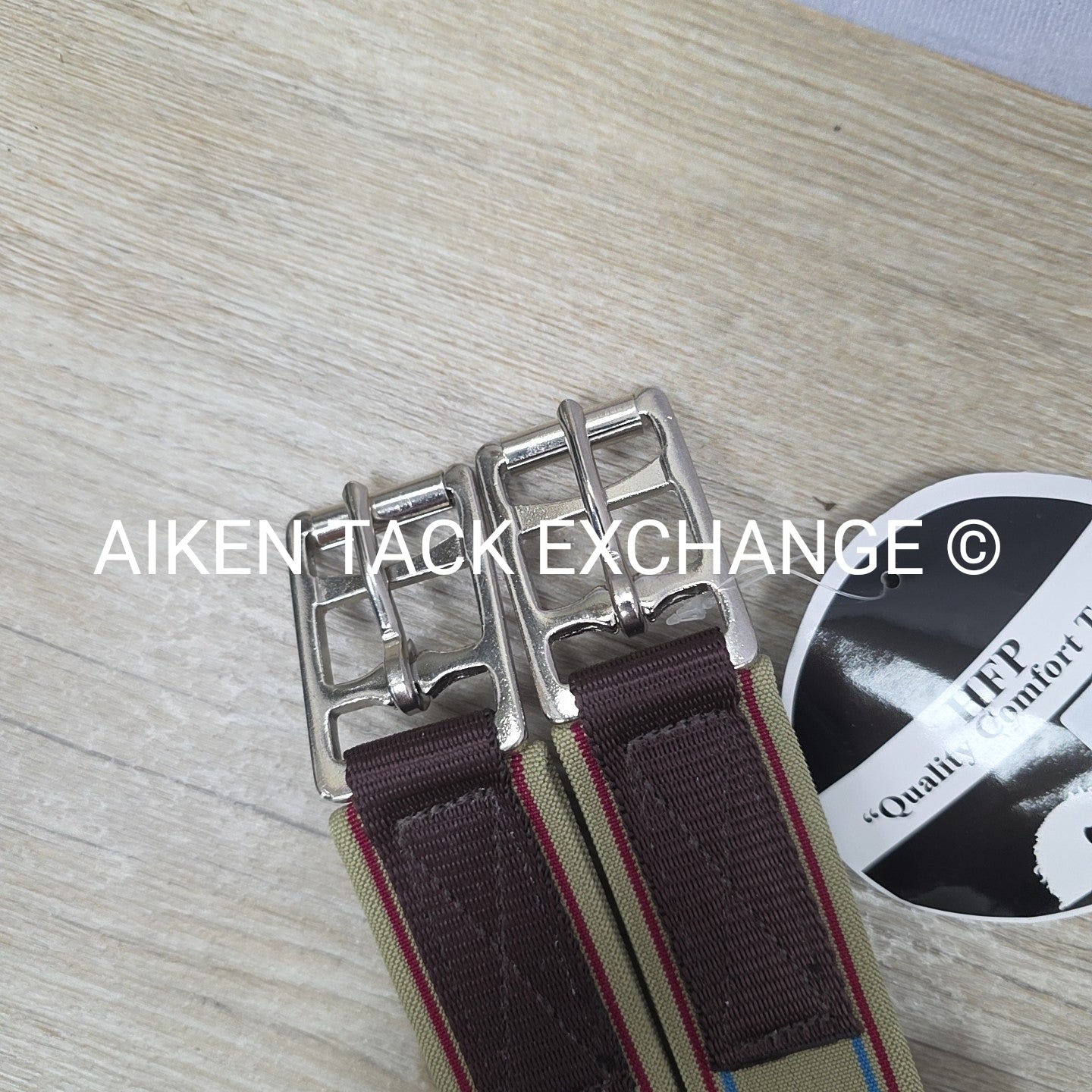 HFP Fleece Girth with Double End Elastic, Brown, 58"