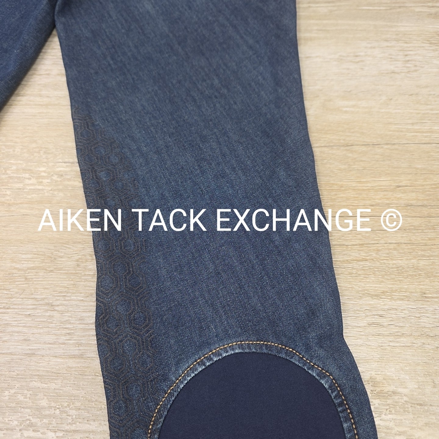 Ariat Halo Denim Knee Patch Breeches, Women's 28R