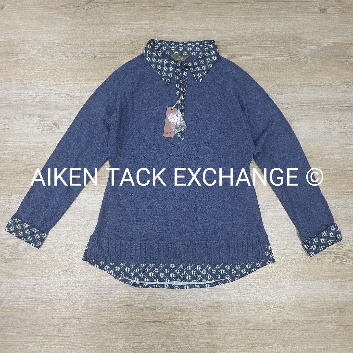 Goode Rider Posh Polo Sweater, Size Large