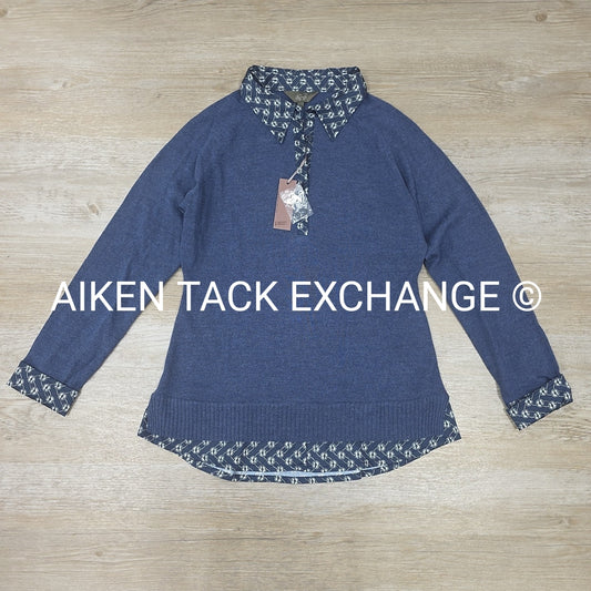 Goode Rider Posh Polo Sweater, Size Large