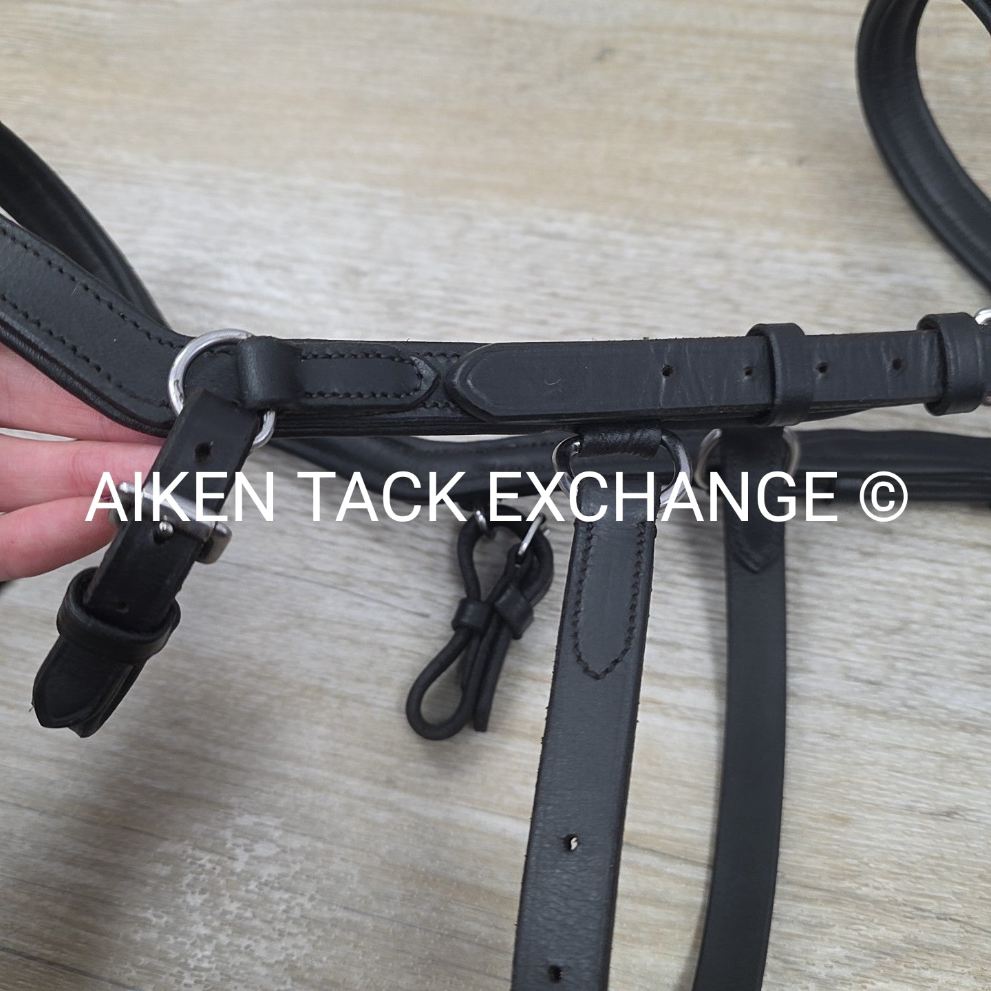 Horseware Micklem Original Bridle with Rubber Reins, Black, Size Full