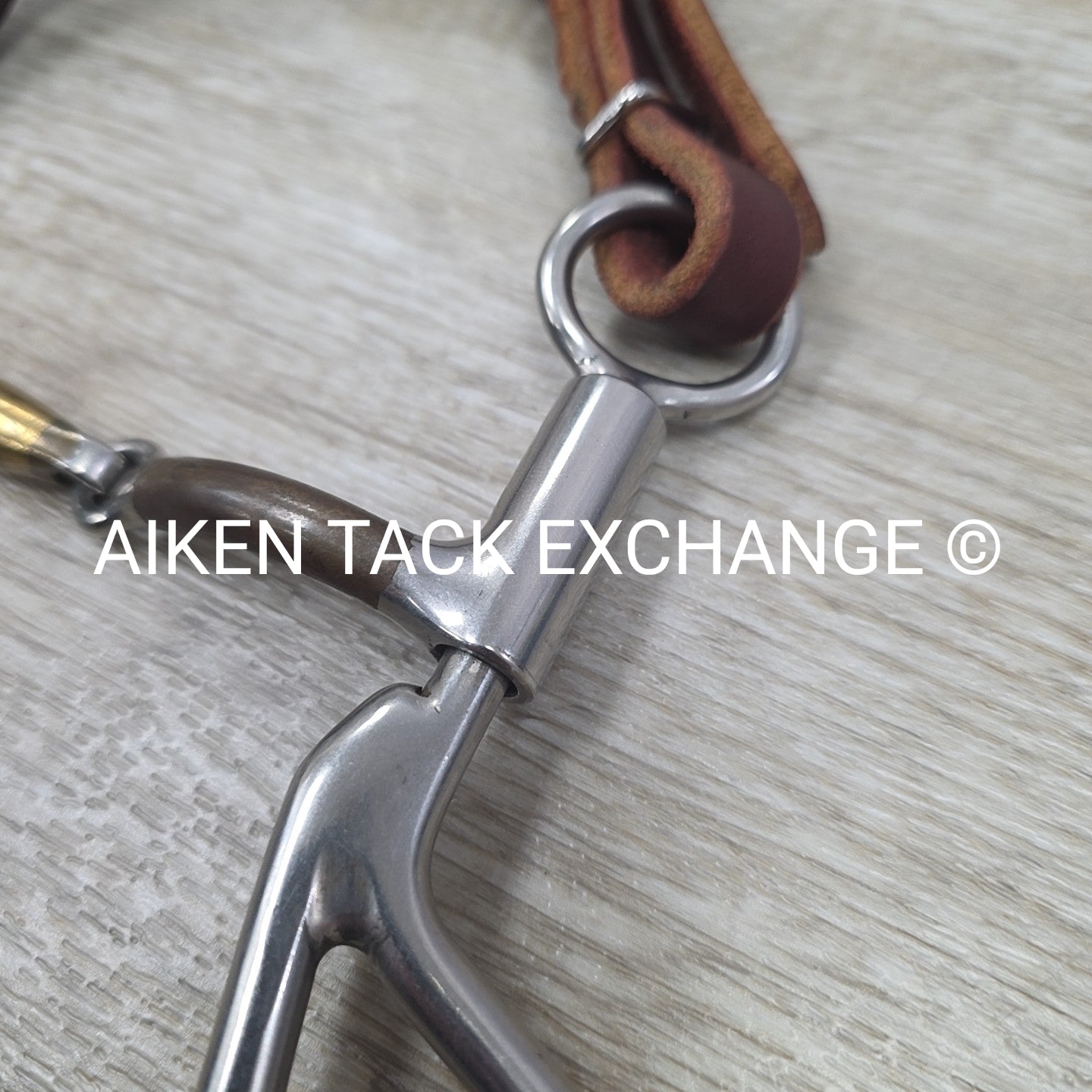 Bowman Bits Double Joint Tear Drop Curb Bit with Curb Strap 5.25"