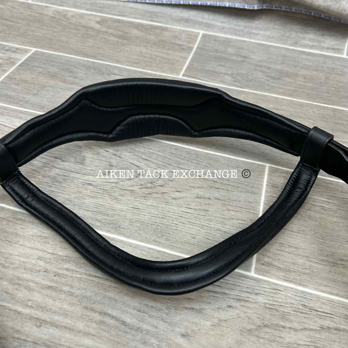 KL Select Flexion Rolled Snaffle Bridle with Reins, Black, Size Full