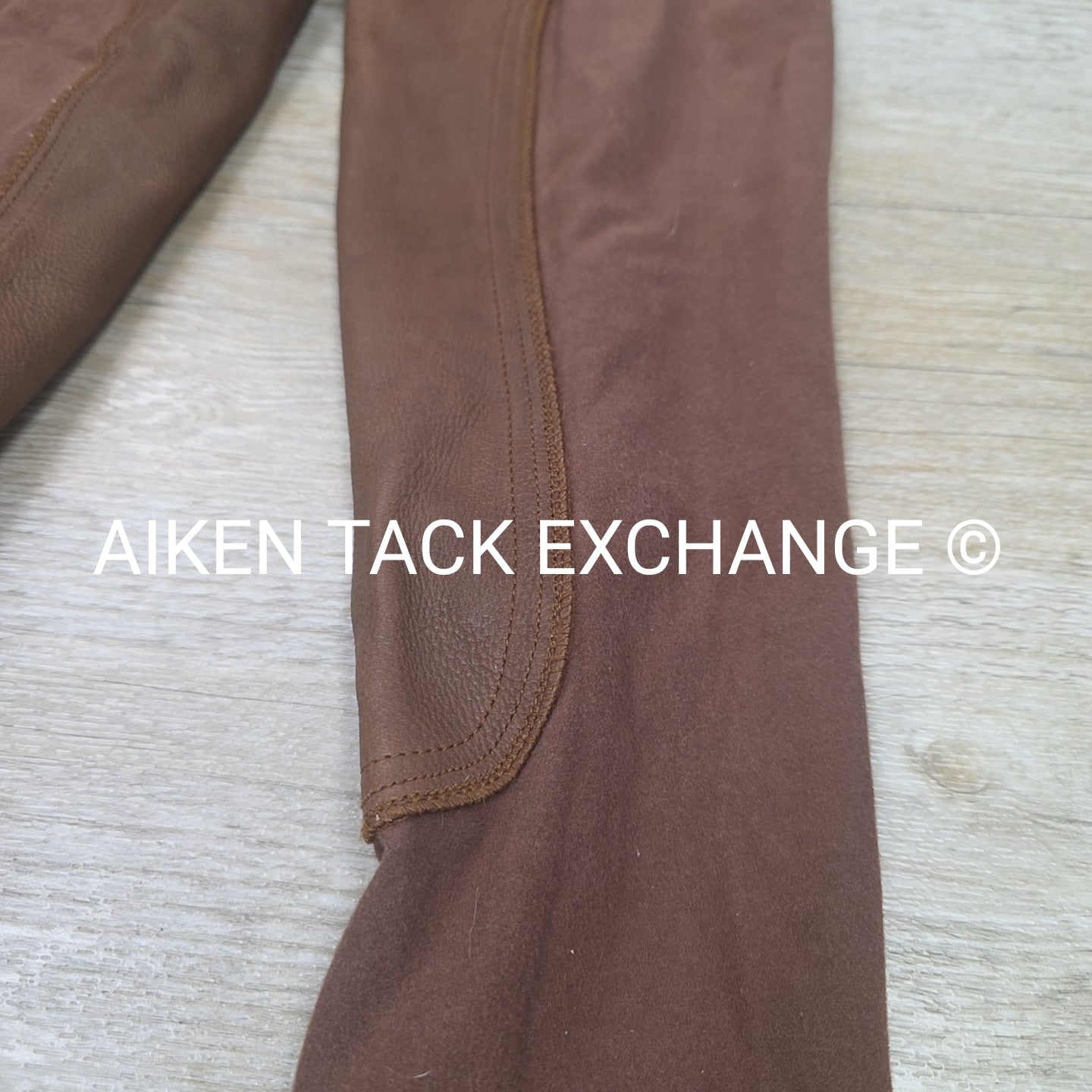 Tropical Rider Leather Full Seat Tights, Size Small