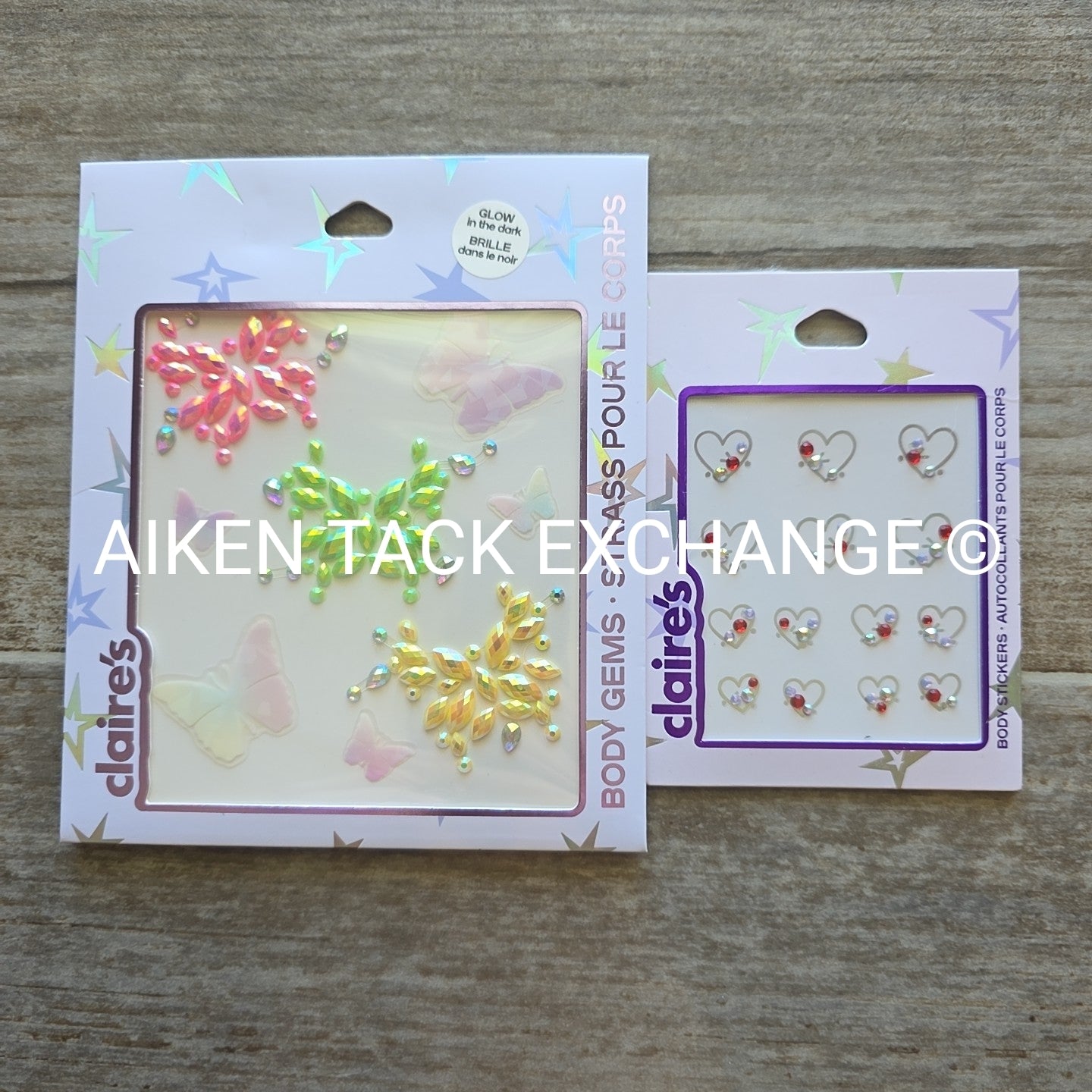 Claire's Body Gem Sets - 1 Large, 1 Small