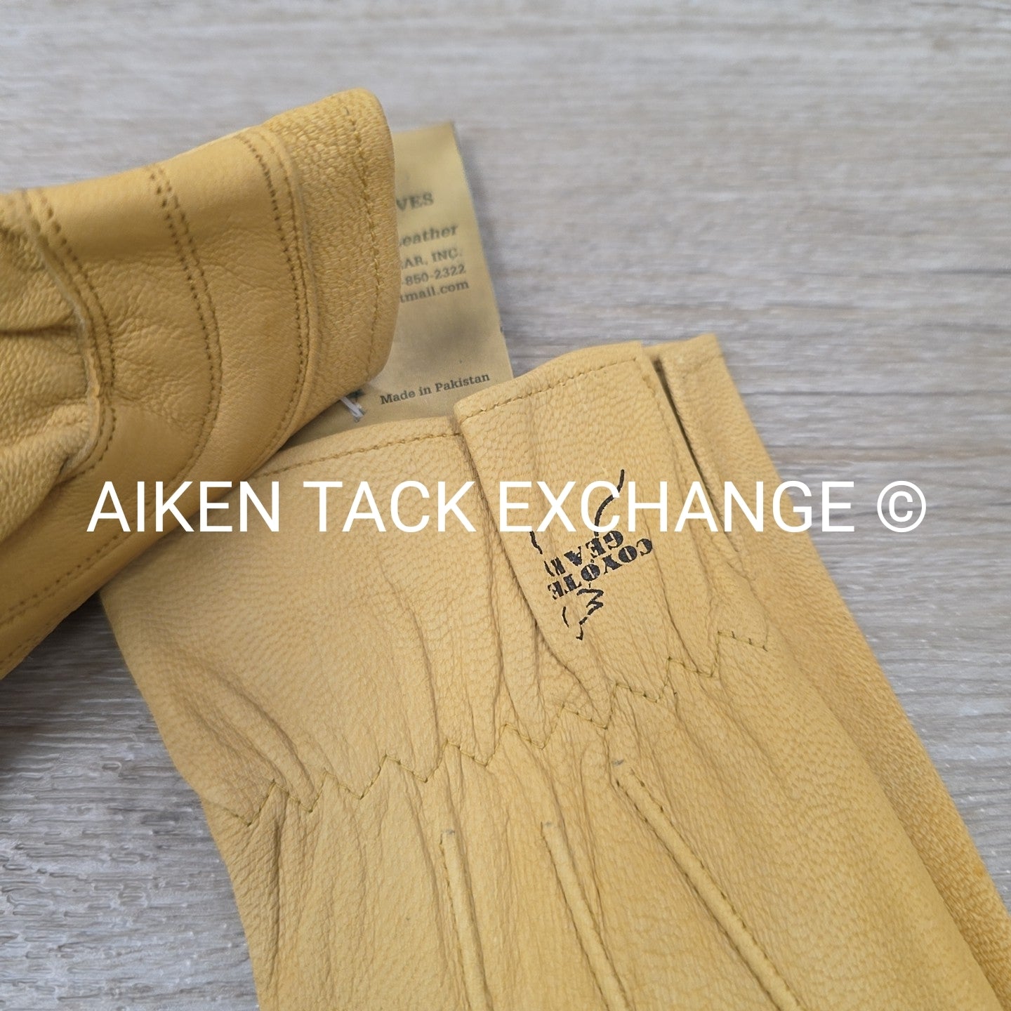 Coyote Gear Leather Gloves, Size Large