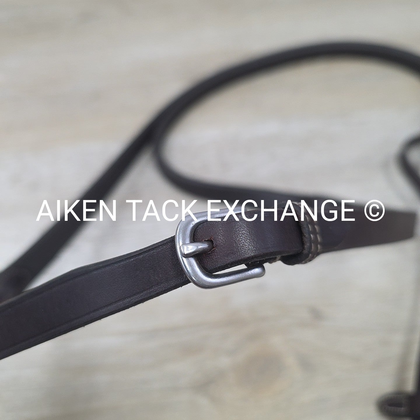 Penelope Elastic Rubber Grip Reins, Brown, 55"